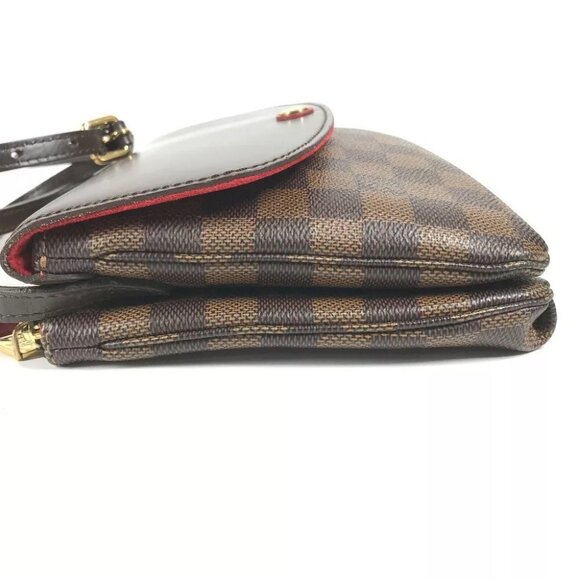 LOUIS VUITTON Damier Twice Bag Crossbody Pochette Shoulder Bag - Picture 3 of 16